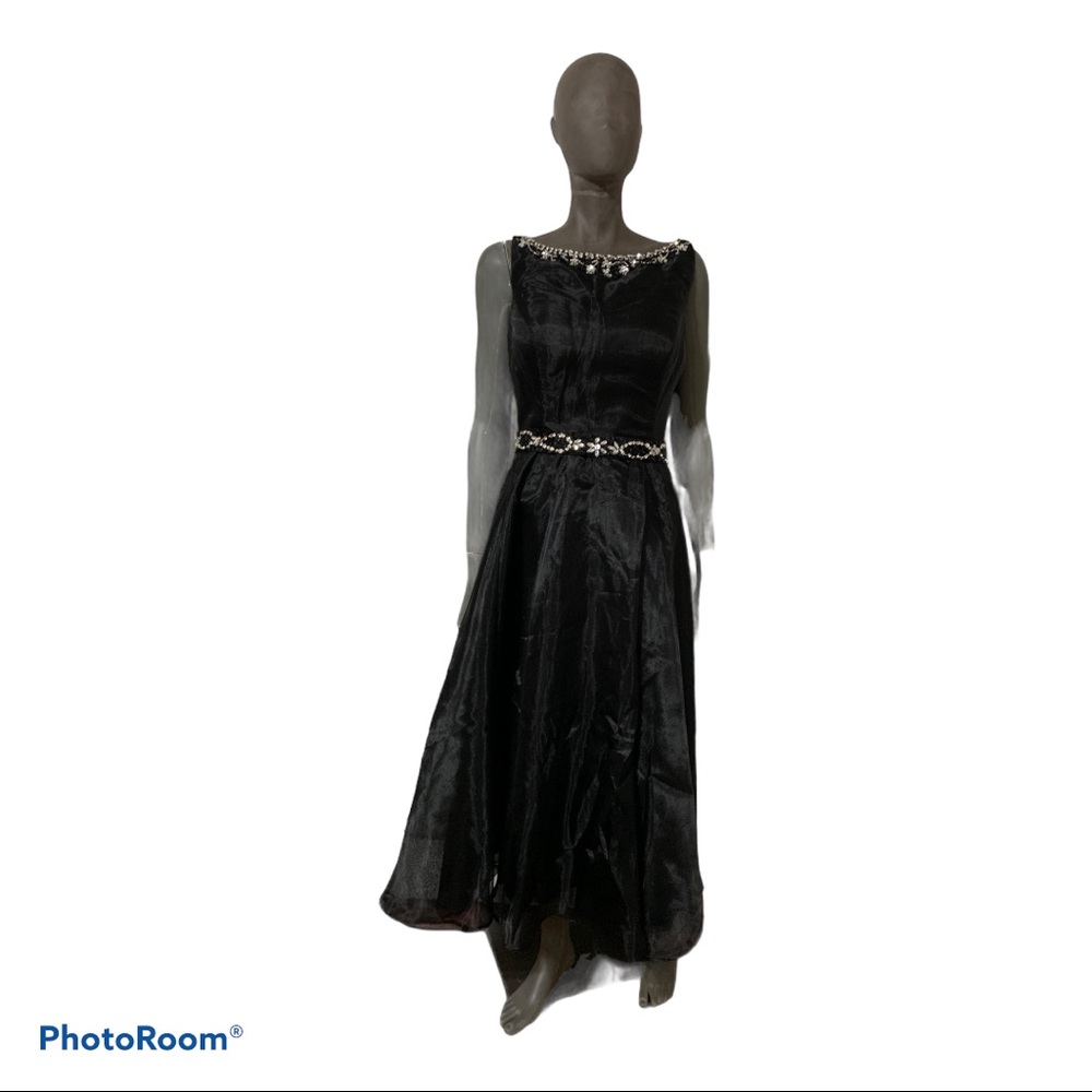 Black Wedding dress. Custom made. Size 8/10